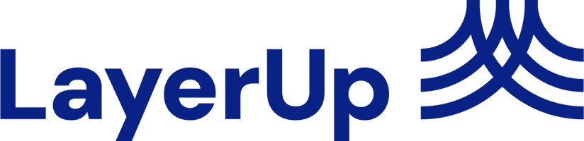 LayerUp Logo in blue